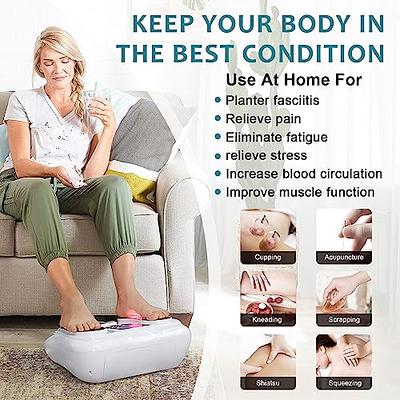 CINCOM Upgraded Foot Calf Thigh Massager-Leg Massager with Heat and  Compression for Circulation and Pain Relief FSA/HSA Eligible 