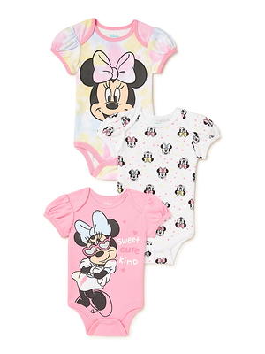 Disney Girls Minnie Mouse Baseball Jersey, Sizes 4-16, Girl's, Size: Large (10-12), Pink