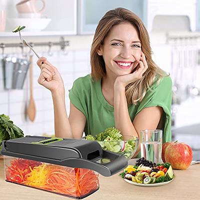 12-in-1 Food Vegetable Cutter Salad Chopper,Multifunctional Onion Fruit  Dicer Chopper Veggie Slicer Kitchen Tool 