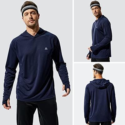 Haimont Fishing Hoodies for Men Sun Protection UPF/UV 50+ Long Sleeve Sun  Shirt Lightweight Rash Guard Quick Dry, Navy, M - Yahoo Shopping