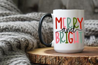 Be Merry Holiday Coffee Gift Set, Includes Ceramic Mug And Holiday