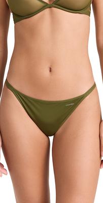 Calvin Klein Underwear Sheer Marquisette High Leg Tanga Panties - Yahoo  Shopping