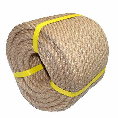 LEREATI 11 Yards Twisted Silk Rope Cord, Soft Golden Yellow Rope