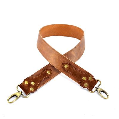 Leather Purse Strap Brown Leather Replacement Strap 