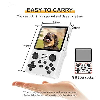 RG351V Handheld Game Console , Open Source System Built-in WiFi Online  Sparring 64G TF Card 2500 Classic Games , 3.5inch IPS Screen Retro Game  Console