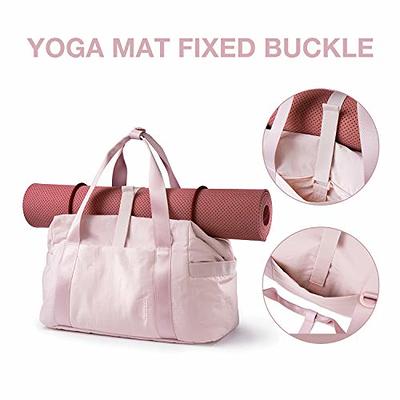 Weekender Bags for Women, BAGSMART Gym Bag with Yoga Mat, Travel Duffle  Overnight Bag for Travel Essentials, Large Hospital Bag for Labor and  Delivery(Pink)