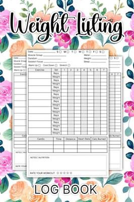 Workout Log Book: Weight Lifting Log Book Journal for Men and Women | Gym  Planner Journal Exercise Notebook & Fitness Logbook for Personal Training 