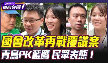 國會改革覆議案接受度 街訪民眾表態！青鳥PK藍鷹 藍綠動員街講民眾有感？【風向台灣 街訪】