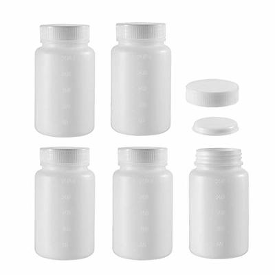 uxcell Plastic Lab Chemical Reagent Bottle 250ml/8.5oz Wide Mouth Sample  Sealing Liquid Storage Containers 5pcs - Yahoo Shopping