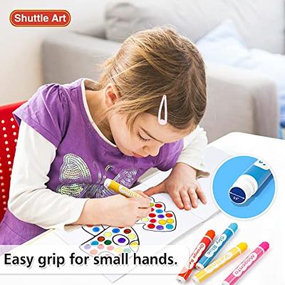 Washable Dot Markers for Kids Toddlers & Preschoolers, 24 Colors Bingo  Paint Daubers Marker Kit with Free Activity Book