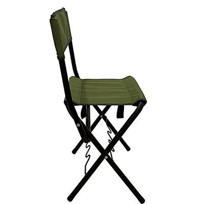 LEADALLWAY Folding Fishing Chair with Rod Holder,Green - Yahoo