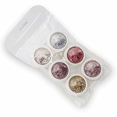 1 Box Holographics Glitter Powder For Nails Shining Laser Silver