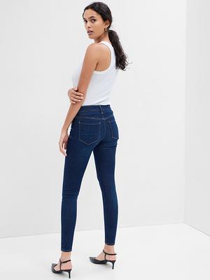 Mid Rise Universal Legging Jeans With Washwell True Black