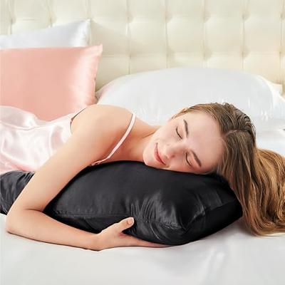 BEDELITE Satin Silk Body Pillow Pillowcase for Hair and Skin, Premium and  Silky Black Long Body Pillow Case Cover 20x54 with Envelope Closure - Yahoo  Shopping