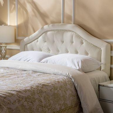 Costello Fully Upholstered Queen Bed Ivory