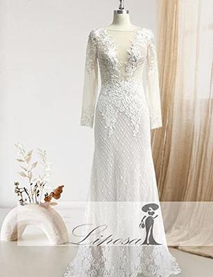 Desert Rose Wedding Dress  Luxurious Lace and Embroidery