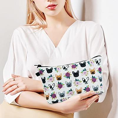 BAGSMART Small Cosmetic Bag, Elegant Roomy Makeup Bags,lipstick  pouch,Zipper Pouch,Great Gifts for Women,Travel Waterproof Toiletry Bag  Accessories