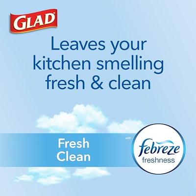 Glad ForceFlex Tall Kitchen Trash Bags, 13 Gallon, 120 Bags (Gain Original Scent, Febreze Freshness)