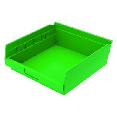 Akro-Mils Storage Tote Bin 8.2" 200 lbs Plastic Yellow 3.5 Gal  Capacity (4-Pack)