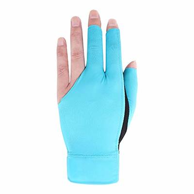 IPENNY Unisex Sports Open Fingers Billiards Glove Men Women Elastic 3  Fingers Show Gloves for Billiard Shooters Carom Pool Snooker Cue Sport Pool Cue  Gloves- Wear on The Left Hand - Yahoo Shopping