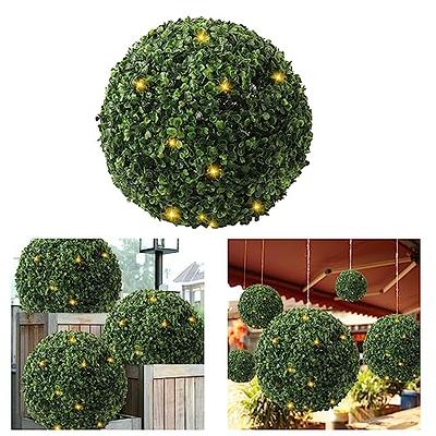 Topiary Ball with Lights 5-7-9-11-14-19 Inch Artificial Boxwood Balls  Plastic Round Lighted Green Moss Balls Decorative Fake Plants Faux Greenery  for Wedding Front Porch Indoor Outdoor Home Decor - Yahoo Shopping