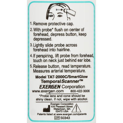 Temporal Artery Thermometer  TAT-2000C - Exergen Corporation