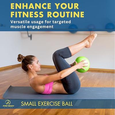 ProBody Pilates Mini Exercise Ball - 9 Inch Small Bender Ball for