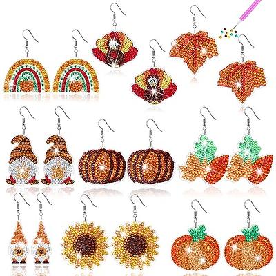 Ecally 9 Pairs 2 Inch Thanksgiving Diamond Painting Earrings Kit 5D DIY  Painted Earrings Cute Fall Jewelry Pumpkin Sunflower Turkey Maple Paint  Drop Earrings for Women Girls Making Art Classic Gift - Yahoo Shopping