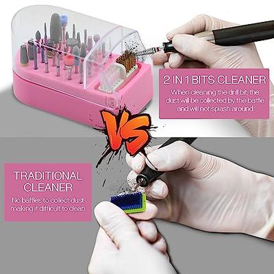 2 in 1 Nail Drill Bit Cleaner Box