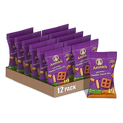 Annie's Cheddar Bunnies 5 Pack - Organic Lunchtime Snack - Yumble