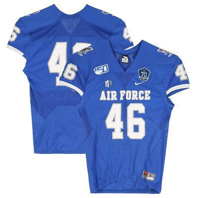 Fanatics Authentic Air Force Falcons Team-Issued #30 White Jersey with Atlantic Hockey 20th Anniversary Patch from The Program