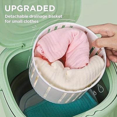 Portable Washing Machine, Foldable Mini Washer and Spin Dryer with 3 Modes  Deep Clean Small Washer for Baby Clothes, Underwear or Small Items,Perfect