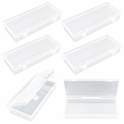 testyu Small Plastic Box, 4.3 X 2.3 X 1.5 Stackable Mini Storage Box  with Lid, Clear Organizer Container for Jewelry Beads Small Crafts Items