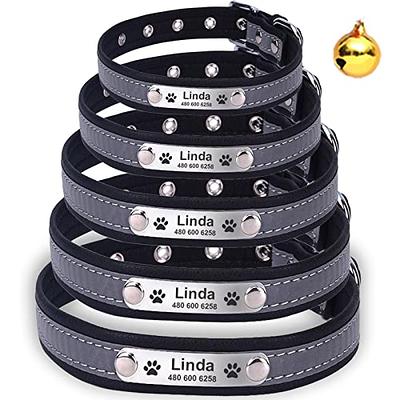  Personalized Dog Collar, Custom Embroidered Pet Name and Phone  Number 4 Adjustable Sizes X-Small Small Medium Large Quick Release Buckle  and D-Ring : Pet Supplies