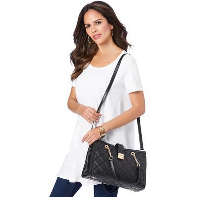 Love & Sports Women's Olivia Large Tote Bag, Black