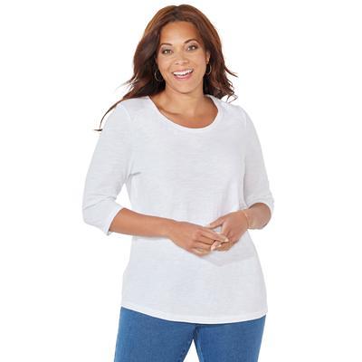 Plus Size Women's Exotic Escape Tee by Catherines in Blue Print (Size 0X) -  Yahoo Shopping