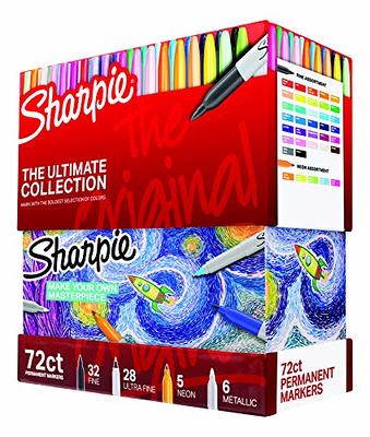 SHARPIE Permanent Markers, Ultra Fine Point, Cosmic Color, Limited Edition,  24 Count & Color Burst Markers, Fine Point, 24 Count - Yahoo Shopping