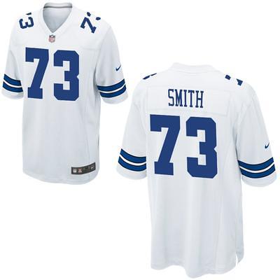 Dallas Cowboys Nike Home Game Jersey - Navy - Tyler Smith - Mens