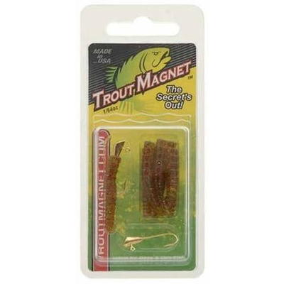 Leland Lures Trout Magnet Pack 1/64 Ounce White 9/piece 