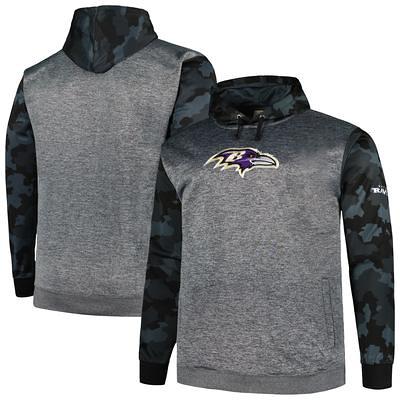 Men's Baltimore Ravens Nike Black Sideline Pop Performance Pullover Long  Sleeve Hoodie T-Shirt