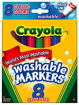 Crayola Pip Squeaks Washable Markers, Conical Tip, 16 Per Box, 3 Boxes |  Oriental Trading