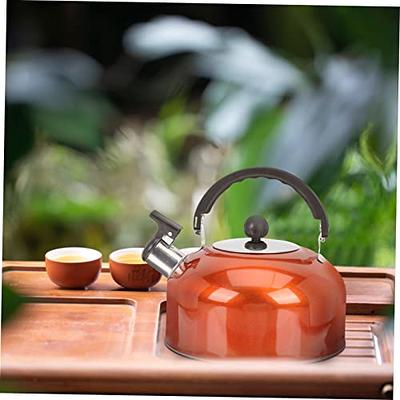 VOSAREA Kettle Portable Stove Burner Portable Water Kettle Camping Cooking  Stove Kettle for Induction Cooktop Tea Pots for Loose Tea Flat Bottom Teapot  Home Teakettle Stainless Steel - Yahoo Shopping