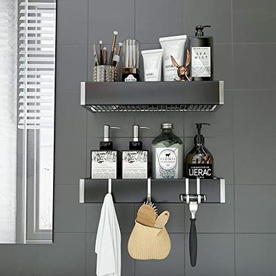Bathroom Shelves No-drill Wall Mounted Corner Shelf Shower Storage Rack  Shampoo Holder Toiletries Organizer Bathroom Accessories