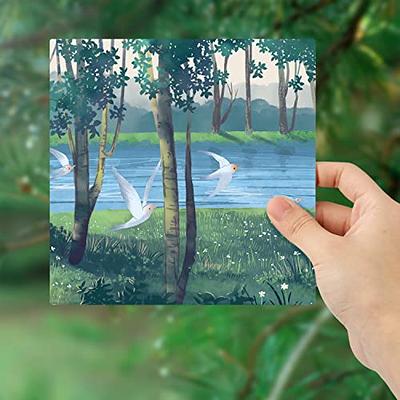 50 Sheets Blank Watercolor Cards, 4.7x4.7 Inch Watercolor Paper Cards  Watercolor Cardstock Bulk for Beginners Artist Adults Kid Student Painting