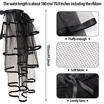 WHIPPY Women's Lace-up Corset Elastic Waist Belt, Tied Waspie Wide