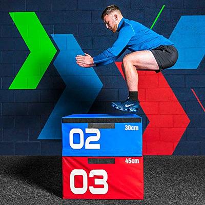 METIS Plyometric Jump Box  Premium Soft Foam Exercise Step & Box Jump  (18in (Red)) - Yahoo Shopping