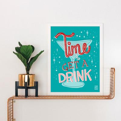 Poster Cocktails - summer time, Wall Art, Gifts & Merchandise