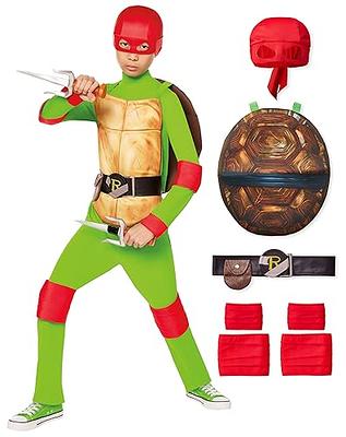 Teenage Mutant Ninja Turtles Raphael Green Costume T Shirt Size