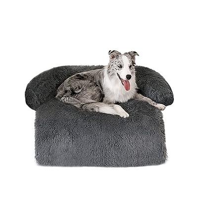 Gray Washable Calming Furniture Protector With Zipper Bed Sofa