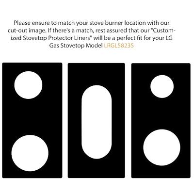 LG Stove Protector Liners - Stove Top Protector for LG Gas Ranges